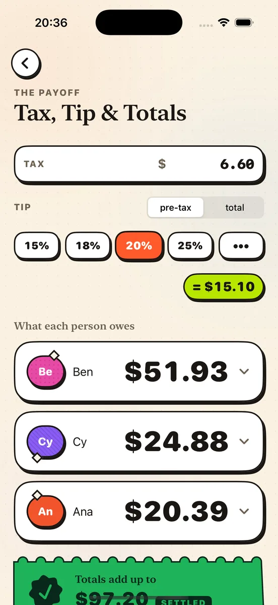 SplitFair screenshot